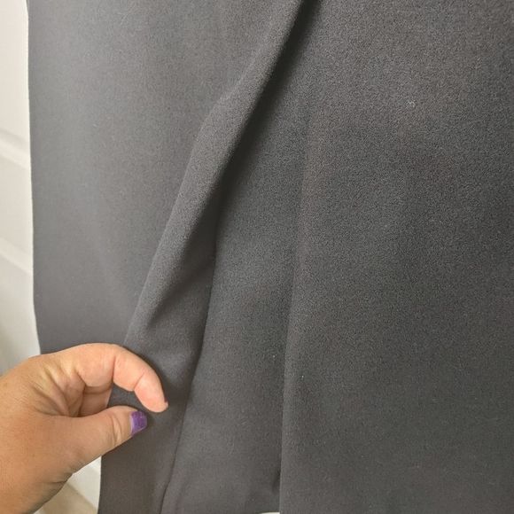 Top Shop Navy Dark blue Coat size 6 - Picture 3 of 6